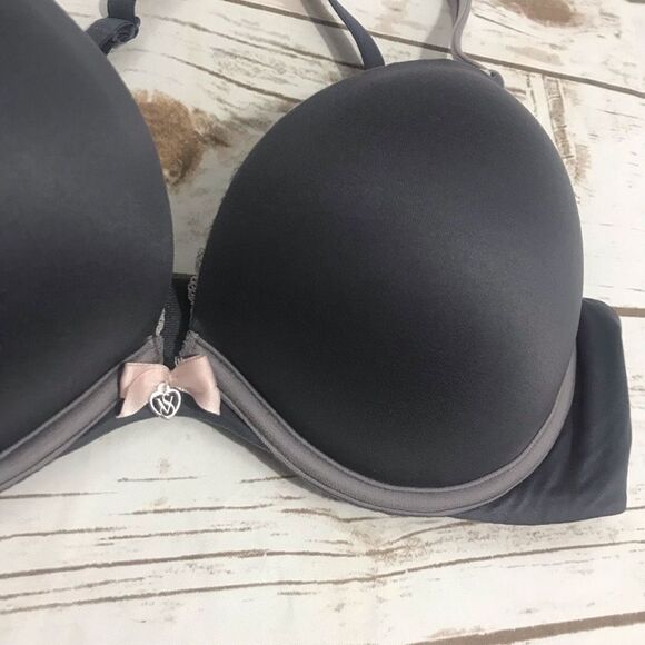 Victorias Secret Body by Victoria Bra Push Up Gray 34D - Picture 7 of 10